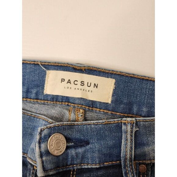 Pacsun Color block High Rise Ankle Jeggings Size 23 - Picture 9 of 9